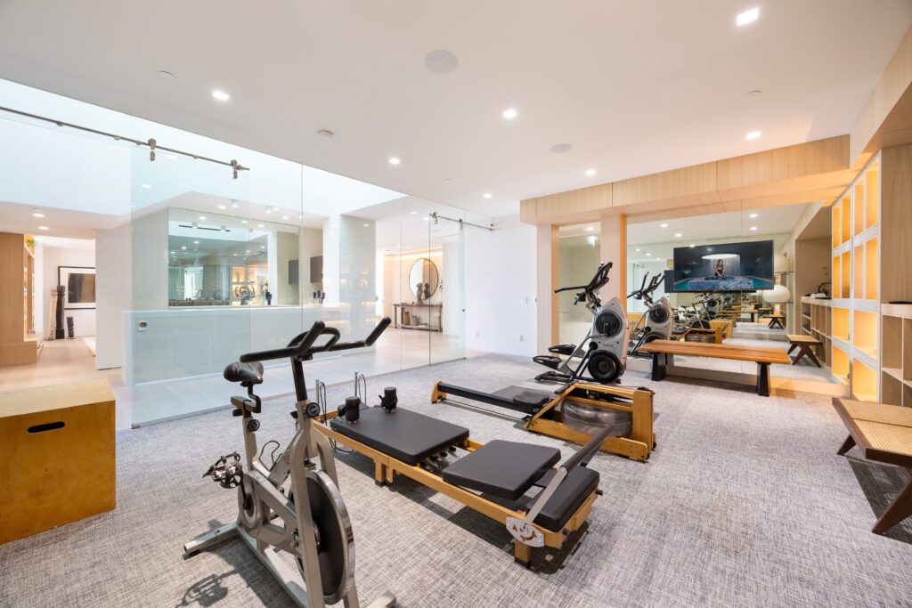 Standout primary suite at Tuscan Sanctuary West Hollywood luxury estate