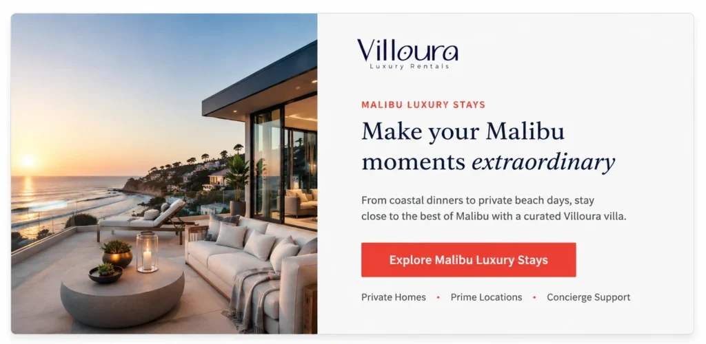 Experience Malibu in True Luxury with Villoura