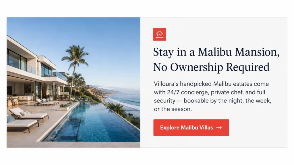 Explore luxury rentals in Malibu