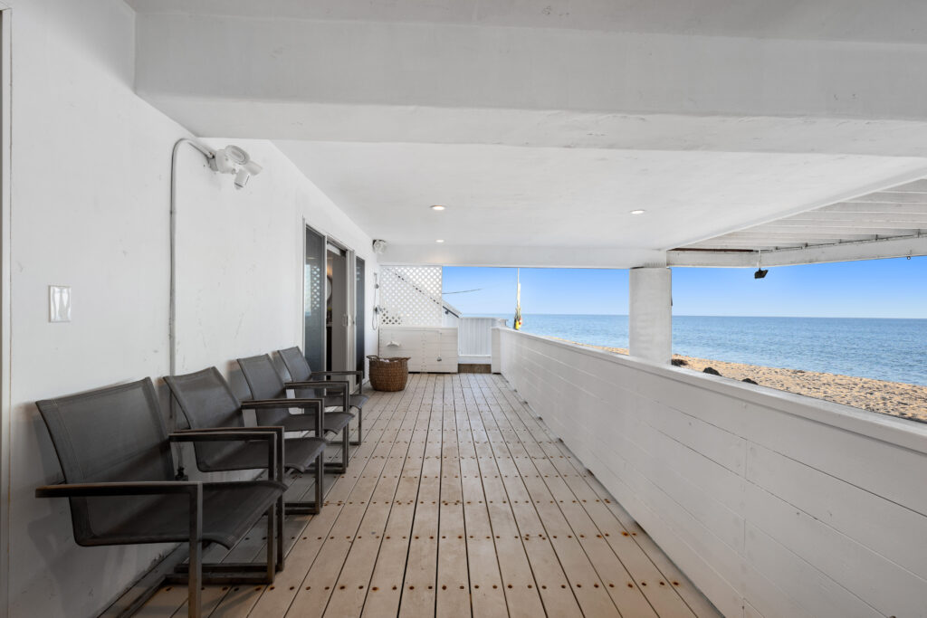 Modern bathroom at Cove Villa Malibu luxury rental