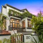 Grand facade of Marina Reserve Marina del Rey luxury estate