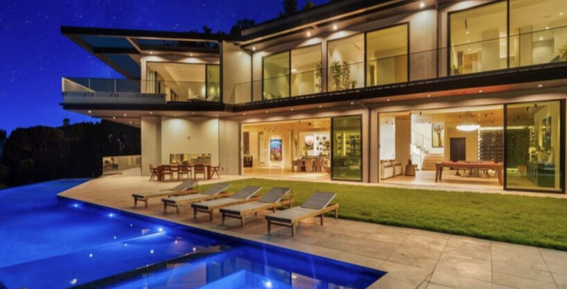 Refined guest room at Palisades Manor Pacific Palisades luxury rental