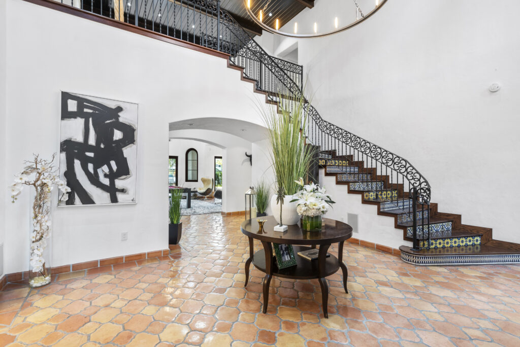 Villa Calabassa grand staircase luxury residence interior
