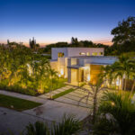 Villa Emerald luxury villa elegant exterior night lighting