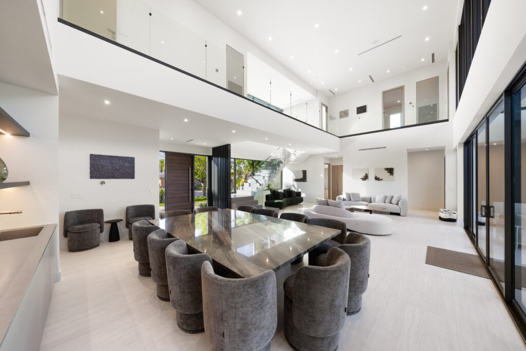 Villa Onyx modern dining and kitchen area luxury residence