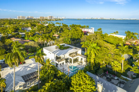 Villa Summercrest aerial exterior view luxury property