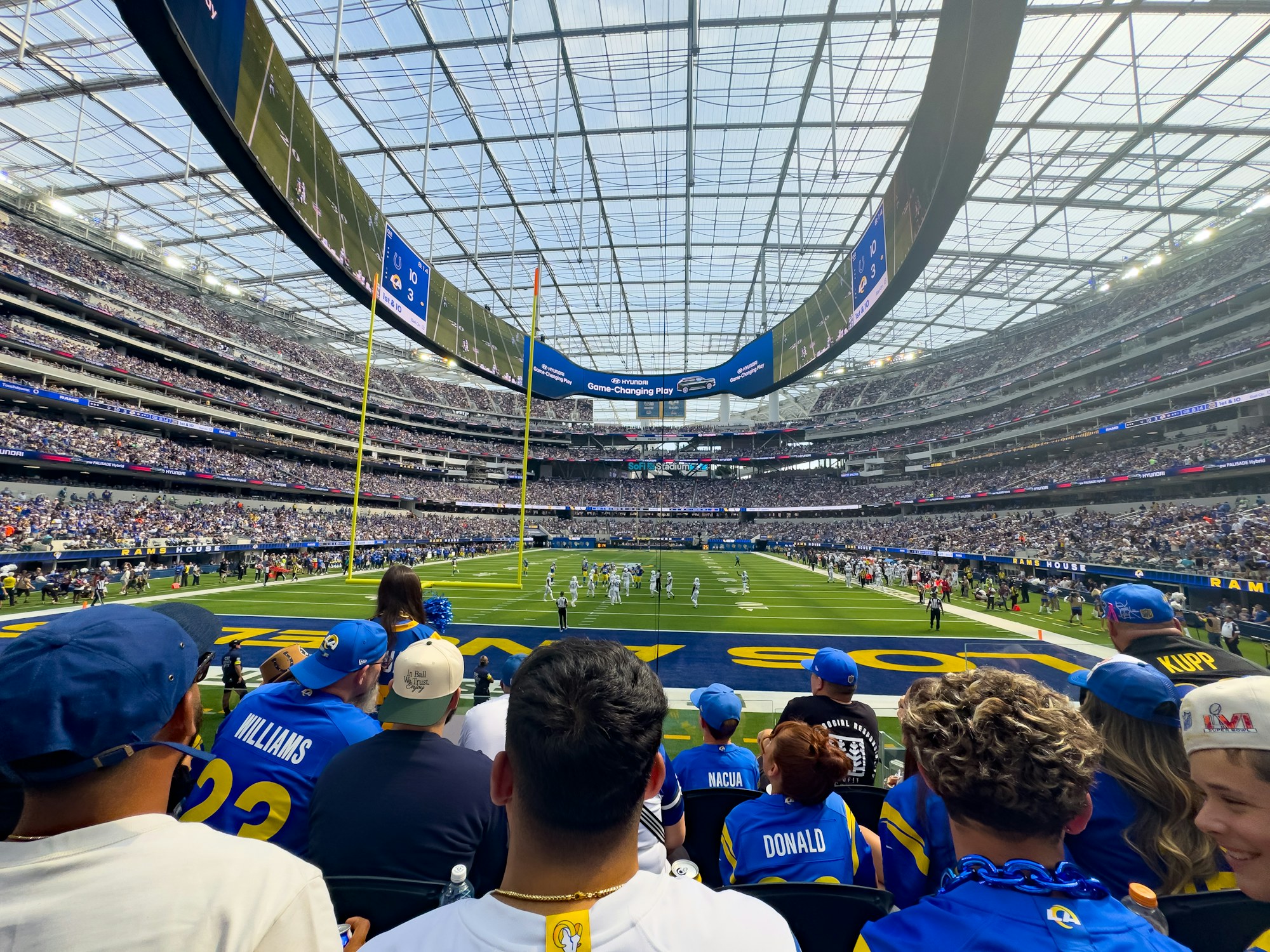 Inside SoFi Stadium in Inglewood, venue for swimming and the opening ceremony at LA28