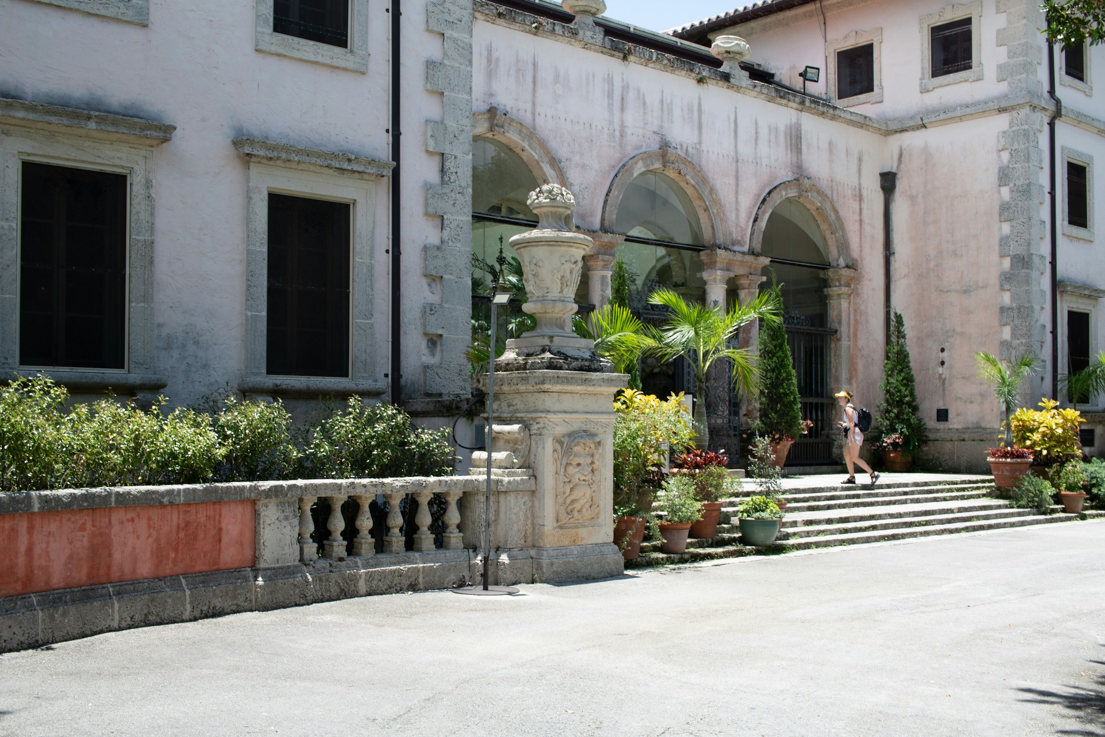 The main house and gardens at Vizcaya Museum and Gardens in Coconut Grove, Miami